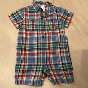Janie & Jack romper 6-12M EUC